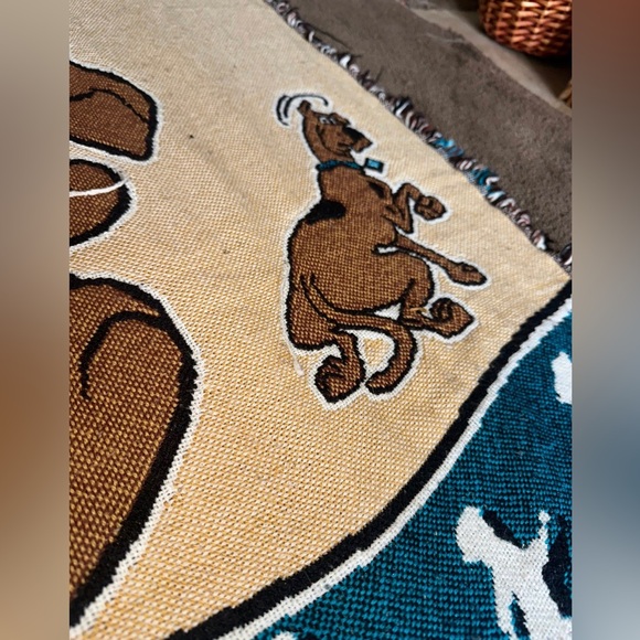 Vintage 1999 The Northwest Company x Cartoon Network Scooby Doo Throw Blanket! - Picture 4 of 9